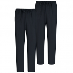 Set of 2 - UNIFORMS Medical Scrub Pants Unisex – Hospital Uniform Trousers - Ref.8312
