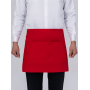 PACK OF 10 UNITS - SHORT APRON WITH POCKET 40mmx70mm KITCHEN APRON Ref.860