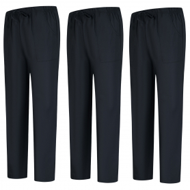 Set of 3 - UNIFORMS Medical Scrub Pants Unisex – Hospital Uniform Trousers  3-6802