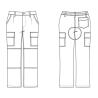 Work Trouser MULTI-POCKET UNIFORM INDUSTRIAL MECHANIC TECHNICIAN PLUMBER BRICKLAYER 9100
