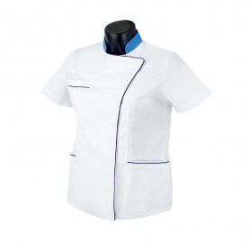 WORK CLOTHES LADY SHORT SLEEVES UNIFORM CLINIC HOSPITAL CLEANING VETERINARY SANITATION HOSTELRY - Ref.821